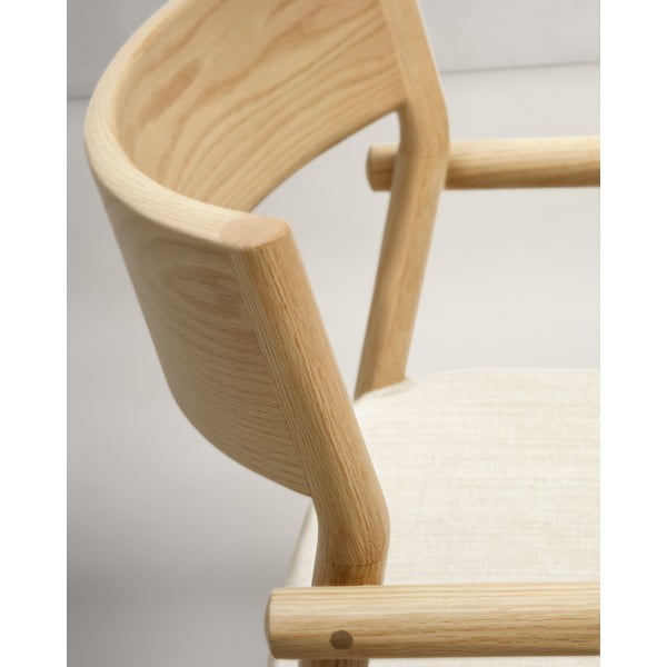 Bézs-natúr színű étkezőszék Falconera – Kave Home-image-4