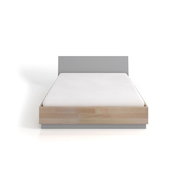 Finn kétszemélyes bükk és fenyő ágy, 200 x 200 cm - SKANDICA