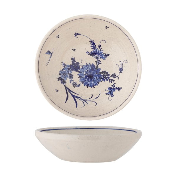 Kék-bézs terrakotta tál ø 41 cm Aleni – Bloomingville-image-2