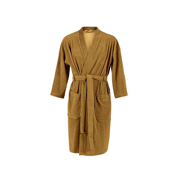 Sárga unisex fürdőköpeny, méret: L/XL - Södahl-image-2