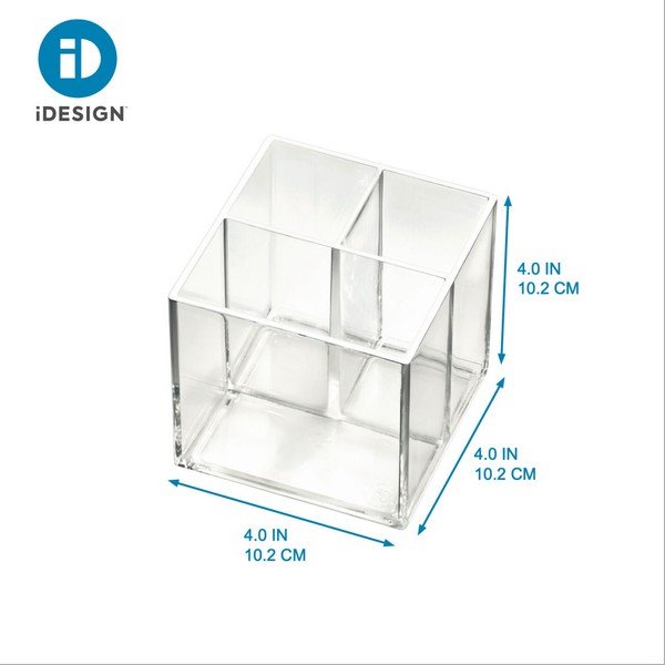 Újrahasznosított műanyag fürdőszobai rendszerező kozmetikumokhoz Cosmetic Cube – iDesign-image-3