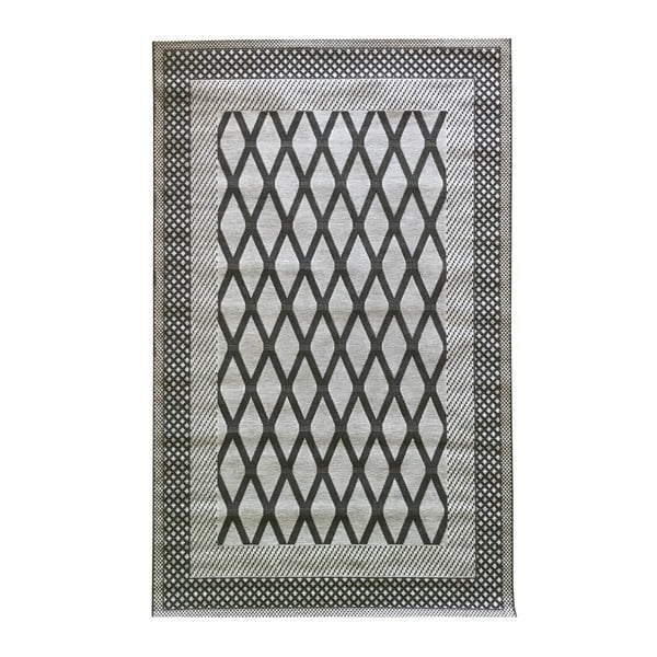 Net Grey szürke fokozottan ellenálló szőnyeg, 194 x 290 cm - Floorita