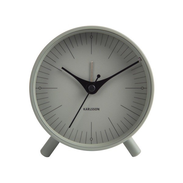 Index zöld fém ébresztőóra, ø 11 cm - Karlsson-image-3