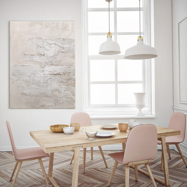 Kézzel festett kép 90x120 cm Sand Wall - Malerifabrikken-image-1