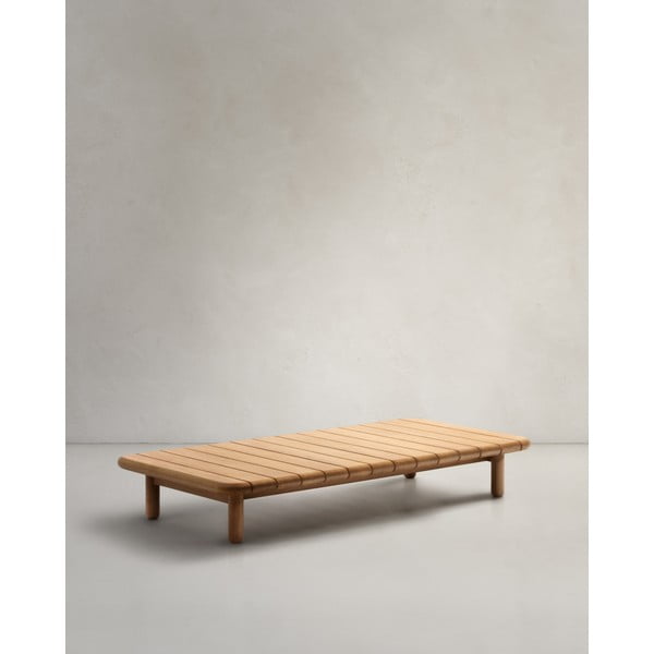 Teakfa kerti dohányzóasztal 70x140 cm Turqueta – Kave Home-image-3