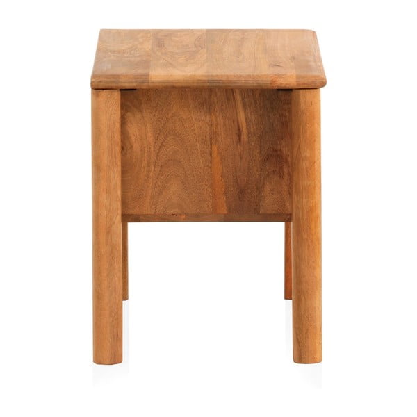 Natúr színű mangófa éjjeliszekrény Bella – Geese-image-3