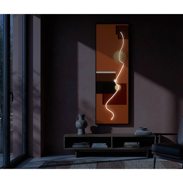 Nyomtatott keretezett-vászon kép 50x150 cm LED – Mauro Ferretti-image-3