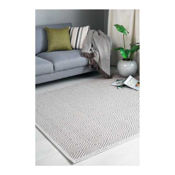 Kalana bézs, mintás kétoldalas szőnyeg, 70 x 140 cm - Narma-image-4