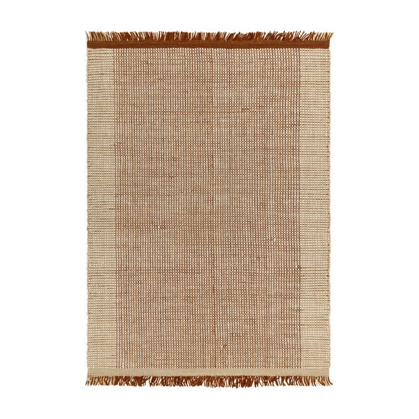 Barna kézi szövésű gyapjú szőnyeg 160x230 cm Avalon – Asiatic Carpets