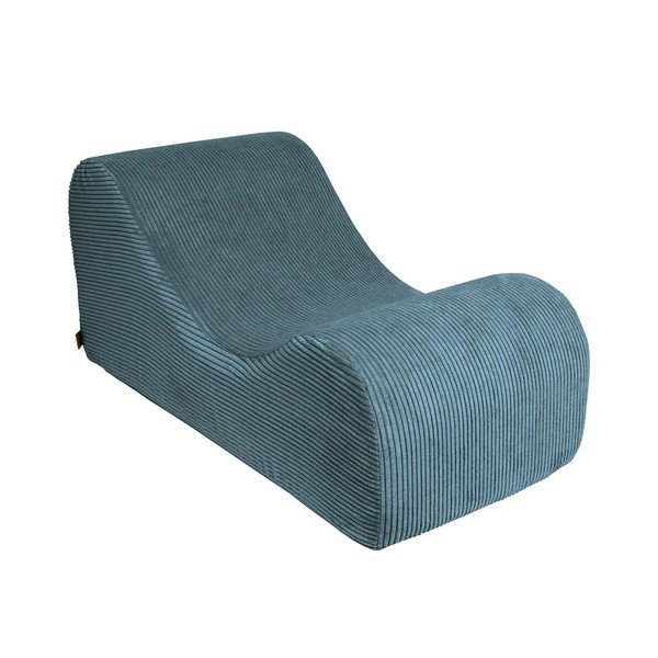 Türkiz kordbársony gyerek fotel Wave – Meowbaby-image-2