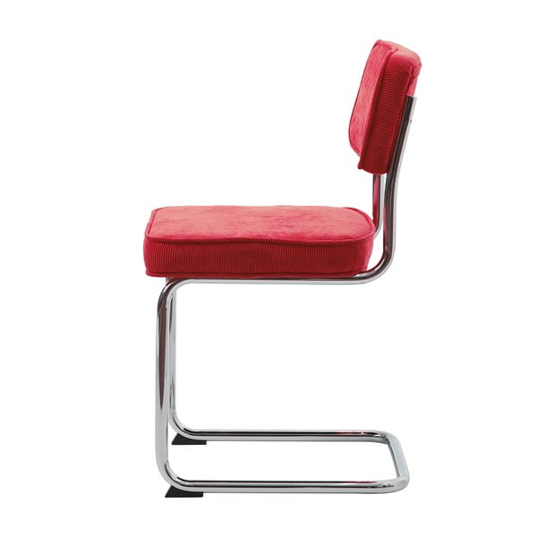 Piros kordbársony étkezőszék Rupert – Unique Furniture-image-4