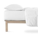 Fehér gumis jersey lepedő 180x200 cm Boxspring – Andrea Simone