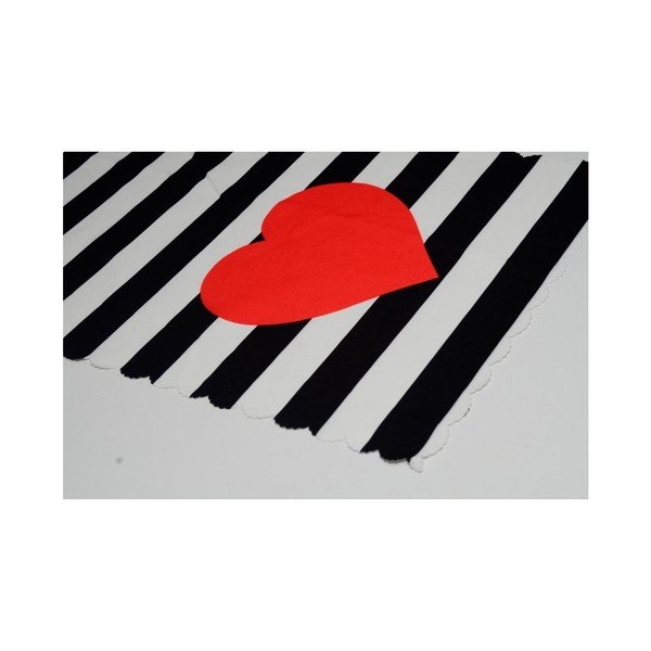 Asztali futó 45x140 cm Black Stripes – Minimalist Cushion Covers-image-1