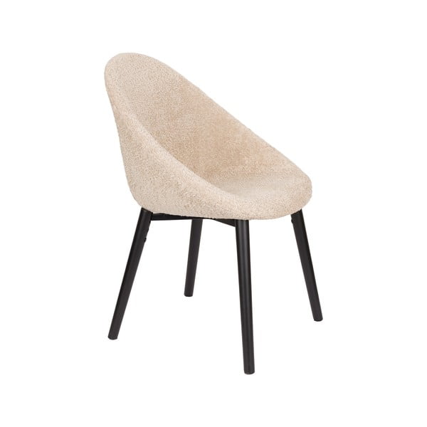 Bézs kárpitozott étkezőfotel Fenna – Dutchbone