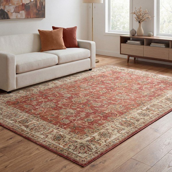Piros szőnyeg 240x340 cm Raja – Asiatic Carpets-image-4