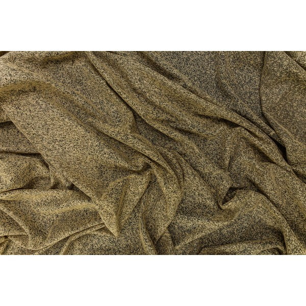 Bézs-aranyszínű átlátszó függöny 140x245 cm Carmine – Mendola Fabrics-image-3