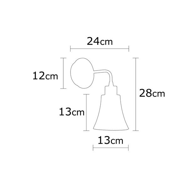 Aranyszínű fali lámpa Foca – Opviq lights-image-3