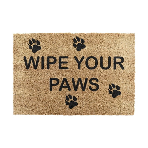 Kókuszrost lábtörlő 40x60 cm Wipe Your Paws – Artsy Doormats