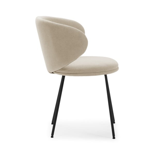 Bézs kárpitozott étkezőfotel szett 2 db-os Rush – Marckeric-image-3