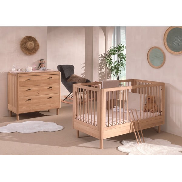 Tölgyfa gyerek bútor szett 2 db-os Forrest – Vipack-image-1