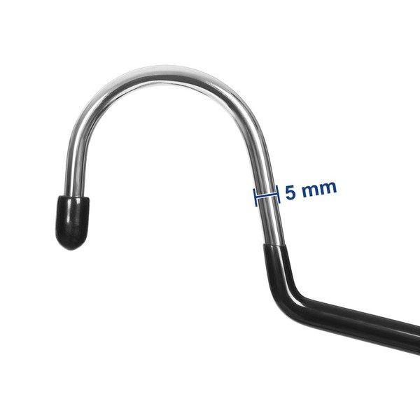 20 db-os fekete fém vállfa készlet - Songmics-image-3