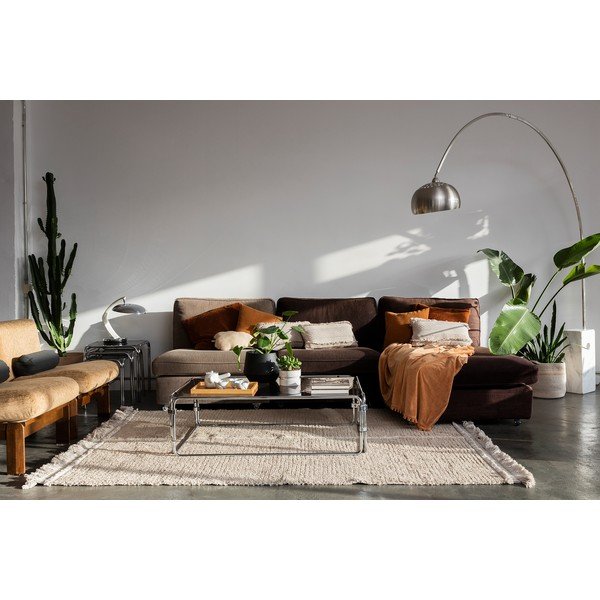 Bézs pamut szőnyeg 140x200 cm Duetto Sage – Lorena Canals-image-1