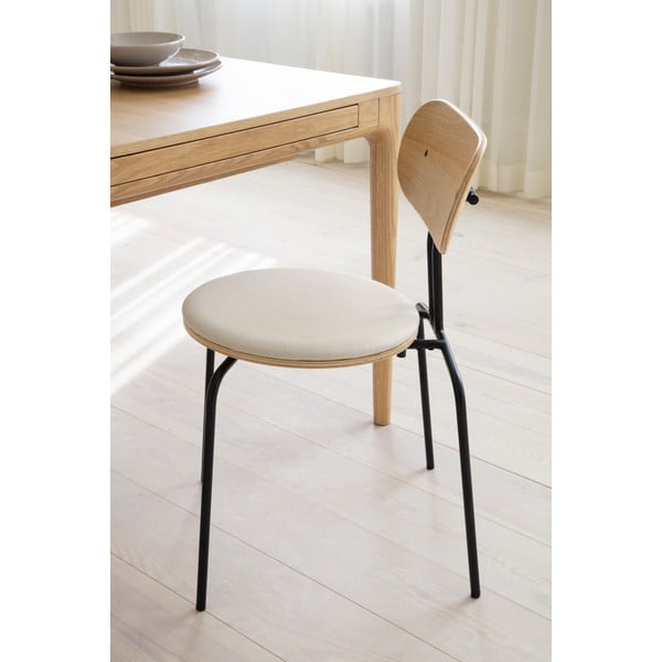 Fekete-krémszínű étkezőszék Curious – UMAGE-image-4
