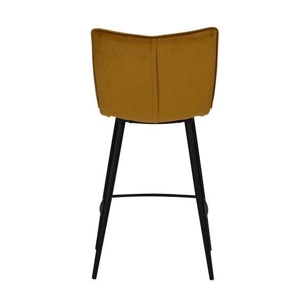 Join sárga bársony bárszék, magasság 93 cm - DAN-FORM Denmark-image-4
