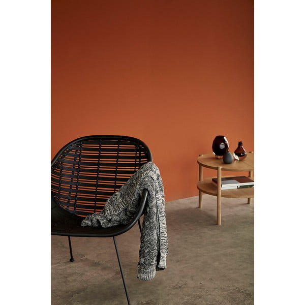 Natúr színű kerek dohányzóasztal tölgyfa dekorral ø 60 cm Acorn – Hübsch-image-3