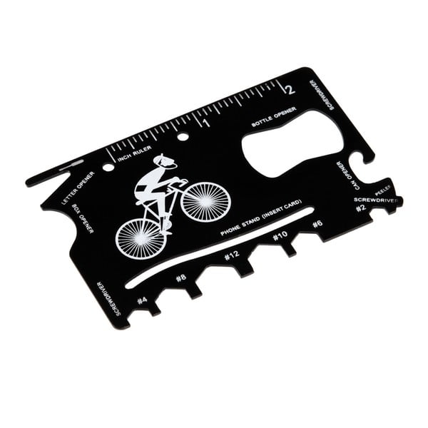 Le Bicycle kártya méretű multifunkciós eszköz, műbőr tokban - Rex London