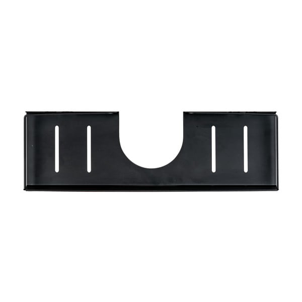 Fekete öntapadós rozsdamentes acél fürdőszobai polc Altarella – Wenko-image-4