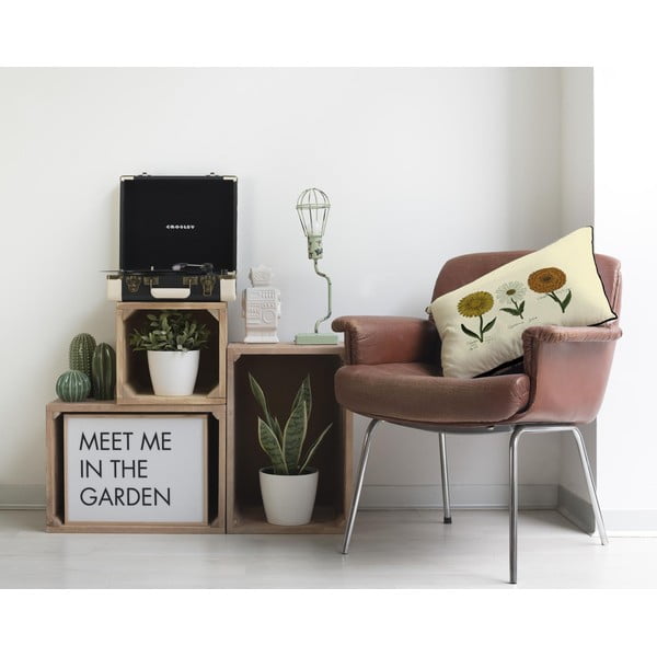 Flowers bézs párna virágmotívummal, 50 x 35 cm - Surdic-image-2