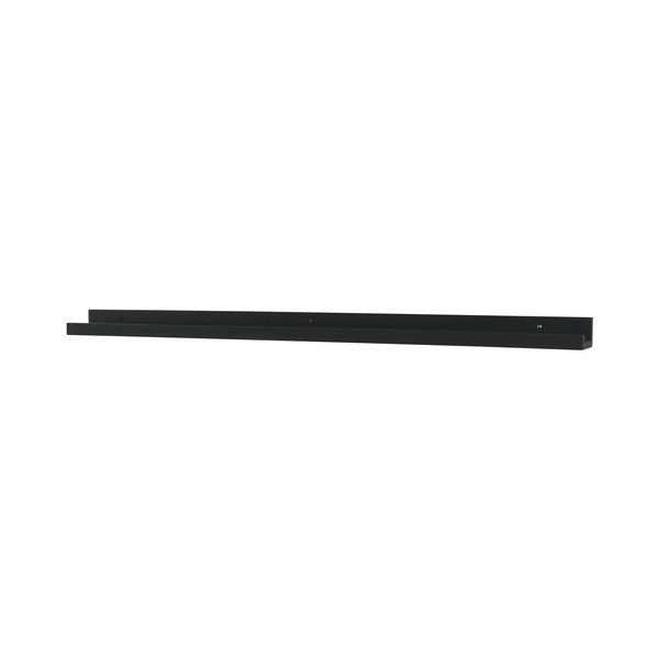 Fekete fali polc képekhez 120 cm Studio – WOOOD-image-2