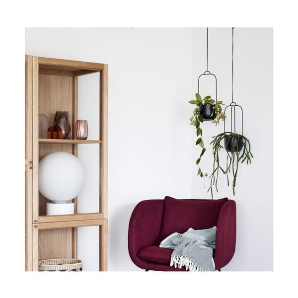 Juro 2 db fekete függő vas virágtartó - Hübsch-image-2