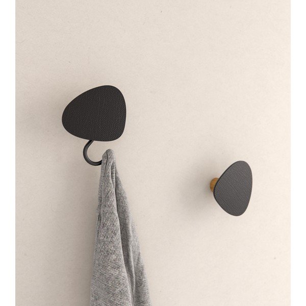 Fekete fali acél akasztó Dot L Bull – LIND DNA-image-1
