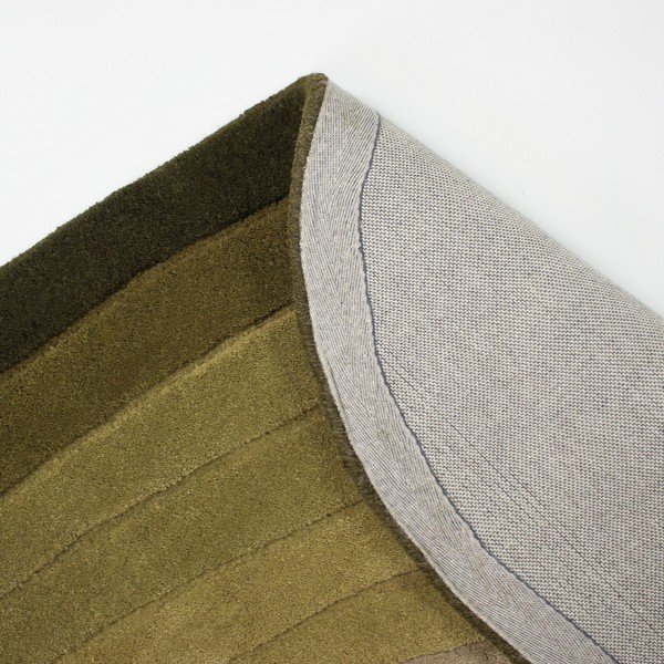 Zöld kézi szövésű gyapjú szőnyeg 200x290 cm Puddle Ombre  – Flair Rugs-image-4