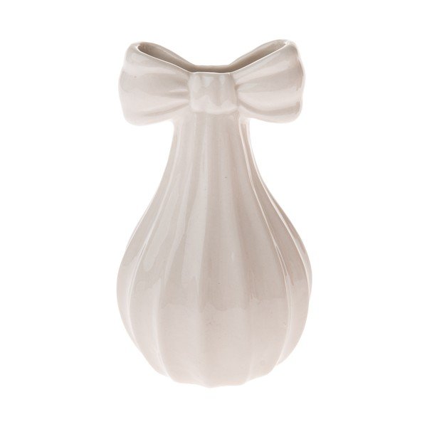 Krémszínű porcelán váza (magasság 12 cm) – Dakls