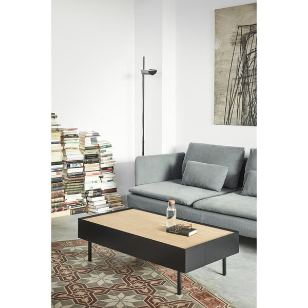 Arista fekete dohányzóasztal - Teulat-image-1