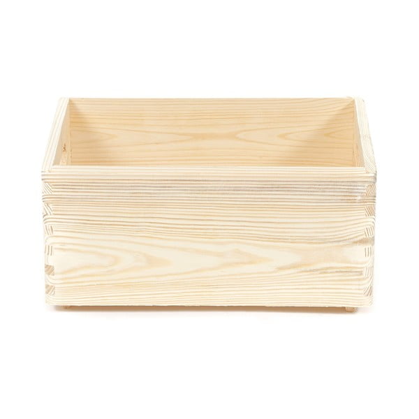 Custom tárolódoboz borovi fenyőből, 30 x 20 x 14 cm - Compactor-image-3