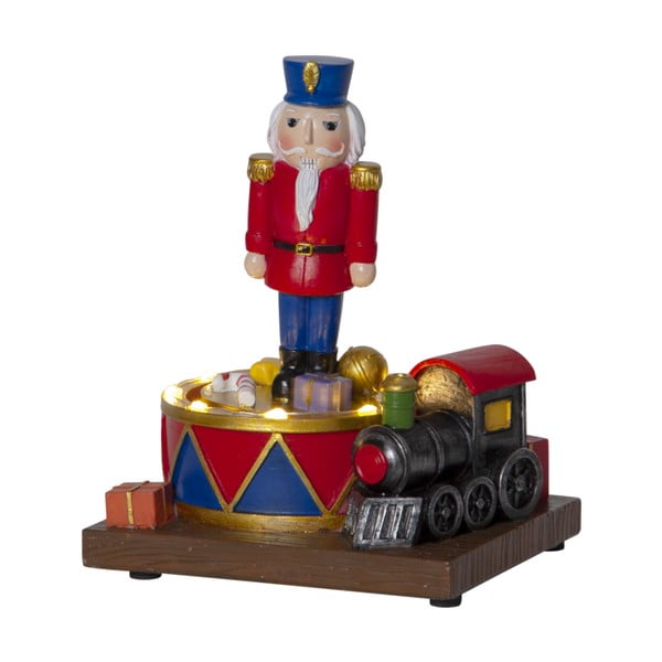 Nutcracker karácsonyi világító LED dekoráció, magasság 16 cm - Star Trading