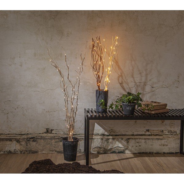 Fehér fénydekoráció ø 8 cm Willow – Star Trading-image-2