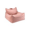 Rózsaszín buklé gyerek babzsákfotel Chair – Wigiwama