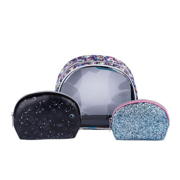 Glitter 3 részes kozmetikai táska szett - Tri-Coastal Design