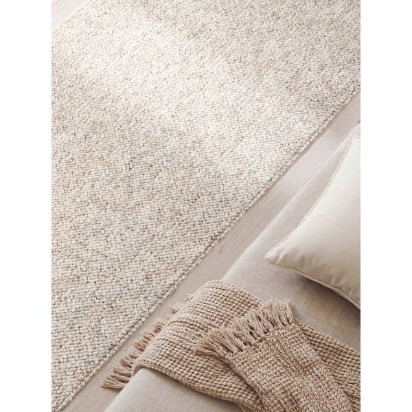 Szürke-krémszínű mosható futószőnyeg 80x240 cm Rocco Dark Cream – Elle Decoration-image-3