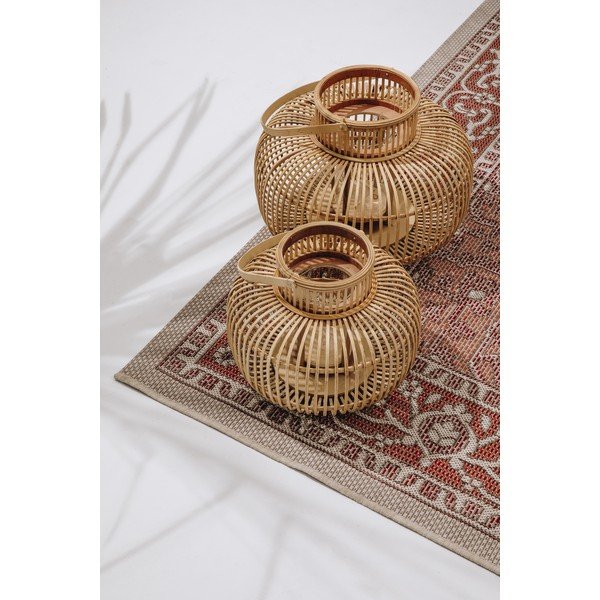 Bamboo 2 db bambusz lámpás - Hübsch-image-1