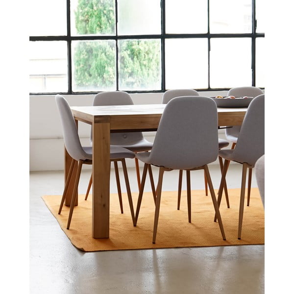 Vivy tölgyfa bővíthető étkezőasztal, 180 x 90 cm - Kave Home-image-3