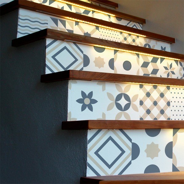Stickers Stair Design 2 db lépcsőmatrica, 15 x 105 cm - Ambiance-image-1