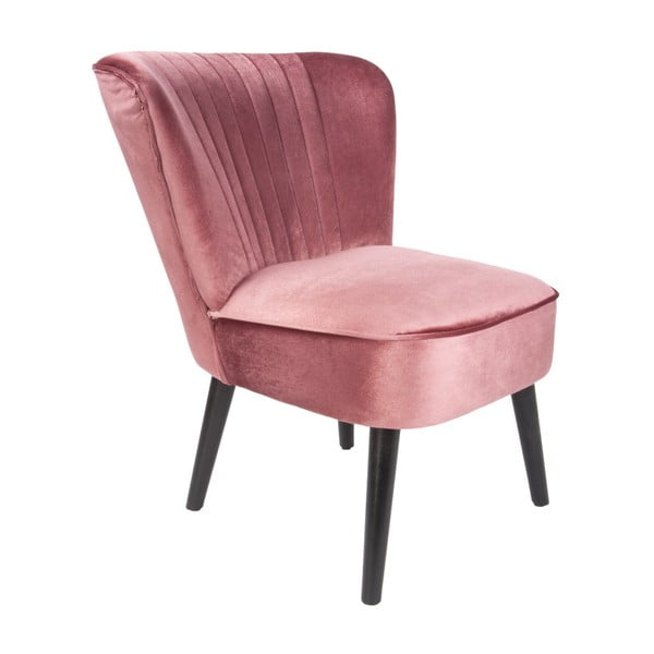 Luxury rózsaszín szék bársony kárpittal - Leitmotiv