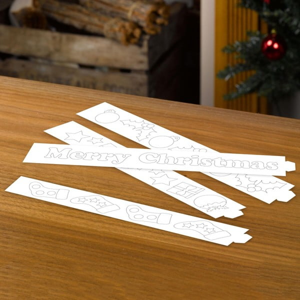 Christmas Craft 50 db-os papírcsík szett karácsonyi füzérhez - Neviti