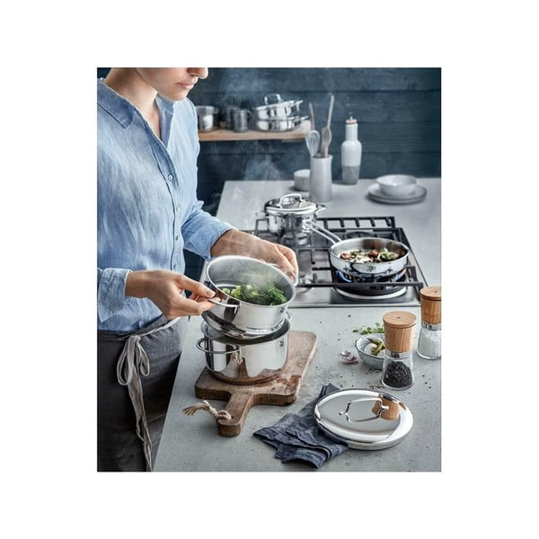 Cromargan® Mini rozsdamentes tésztafőző fazék fedővel, ⌀ 18 cm - WMF-image-3